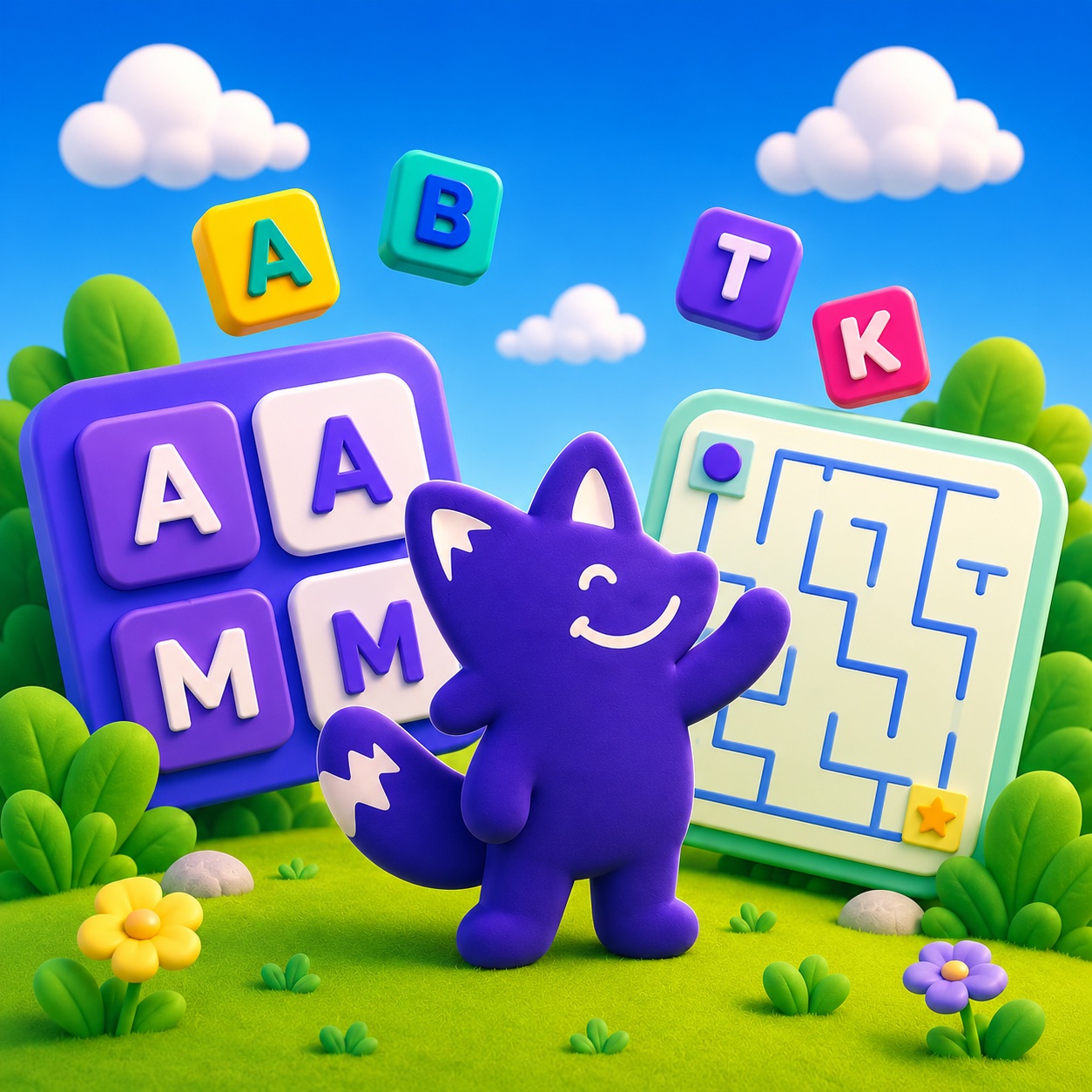 Nafoo — Free educational games for kids in Greek.